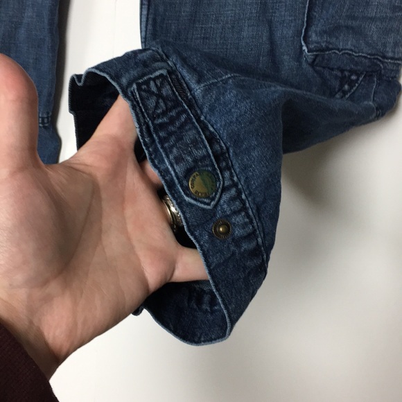 Ralph Lauren Crop Cargo Jeans w/Pockets GALORE! - Picture 3 of 13